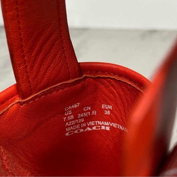 Coach Noelle Signature Terry Platform Sandal 7 1/2 B - Picture 10 of 14